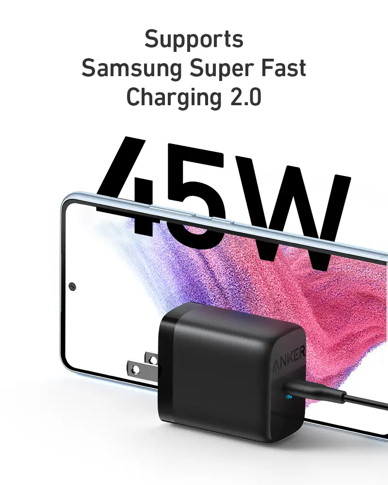 Buy Anker 313 Ace 2 45W USB-C Super Fast Charger 2.0 from Holooz at a low price in Bangladesh
The Anker 313 Charger (Ace, 45W) is a powerful and portable USB-C charger that offers Super Fast Charging 2.0 capabilities, particularly for Samsung devices. It can charge a Samsung Galaxy S23 Ultra to full capacity in less than an hour. However, it requires a 5A charging cable, which is not included with the charger.
Here are some key features of the Anker 313 Charger (Ace, 45W):
Ultra High Speed: Supports up to 45W charging, suitable for devices that support Samsung’s Super Fast Charging.
Superior Safety with MultiProtect™: The charger includes 10 safety features such as short-circuit protection, high-voltage protection, and temperature control.
Portable Yet Powerful: It’s 30% smaller than a standard 45W USB-C charger and has a foldable design, making it convenient for travel.
Powered by GaN Technology: This technology allows for higher energy efficiency and better heat dissipation, making the charger smaller and safer without compromising power.
If you’re interested in purchasing this charger, make sure to acquire the necessary charging cable separately to utilize its full fast-charging capabilities.
