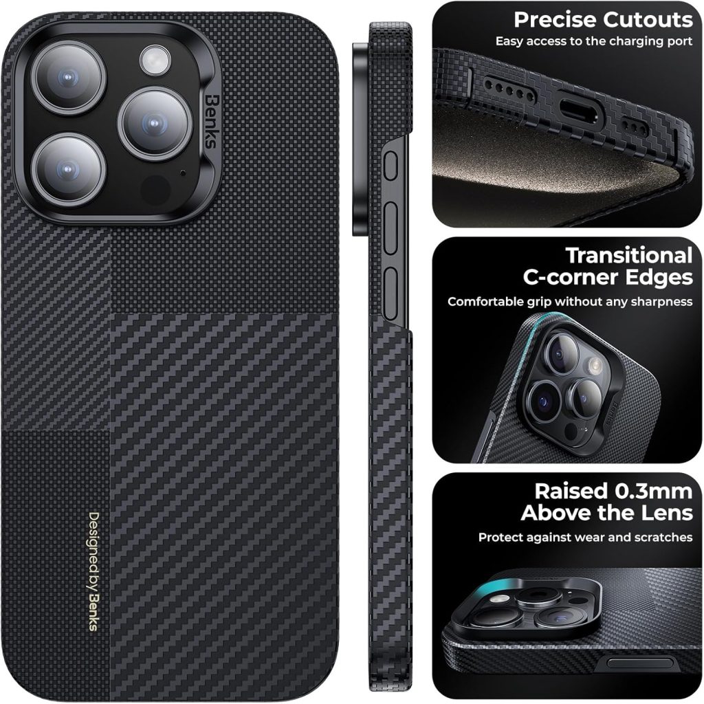 Buy Benks Montage ArmorAir Case Built with Kevlar® for iPhone 15 Pro / 15 Pro Max from Holooz at a low price in Bangladesh