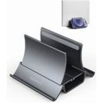 MOMAX KH17 Arch 3 Laptop Vertical Stand Gravity Auto Shrink Laptop Holder.