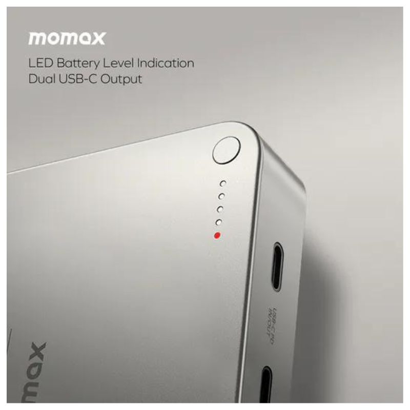 Momax Q.Mag X2 The Ultimate 20000mAh Magnetic Wireless Power Bank