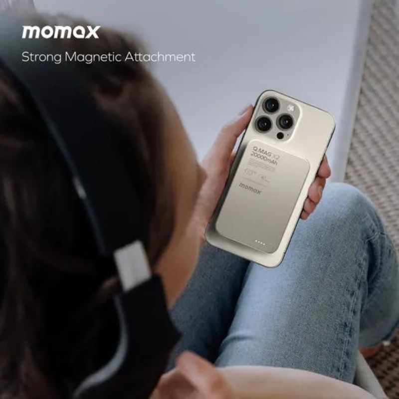 Momax Q.Mag X2 The Ultimate 20000mAh Magnetic Wireless Power Bank