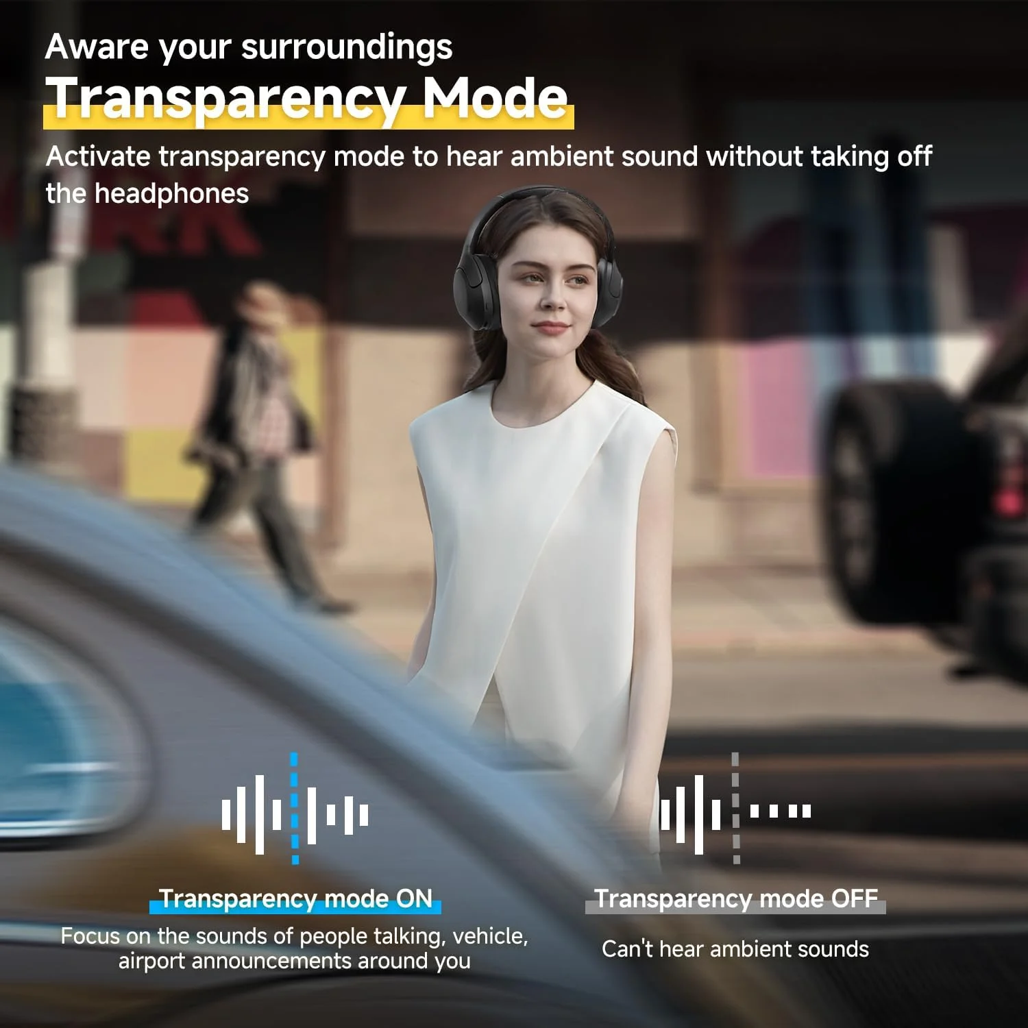 QCY H3 Lite ANC Bluetooth headphone low price Bangladesh Holooz 