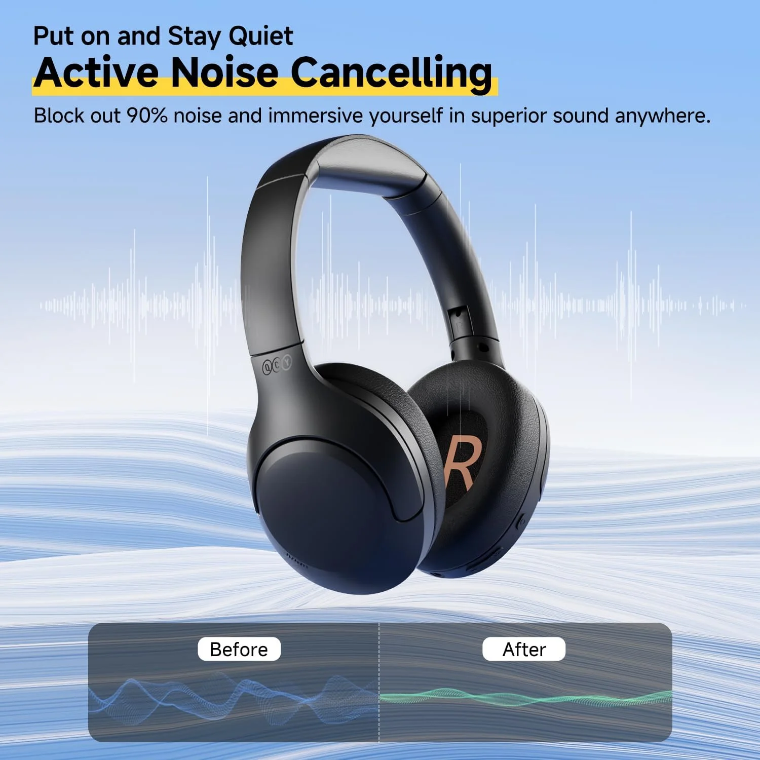 Buy QCY H3 Lite ANC Wireless Headphone Bangladesh Holooz price 