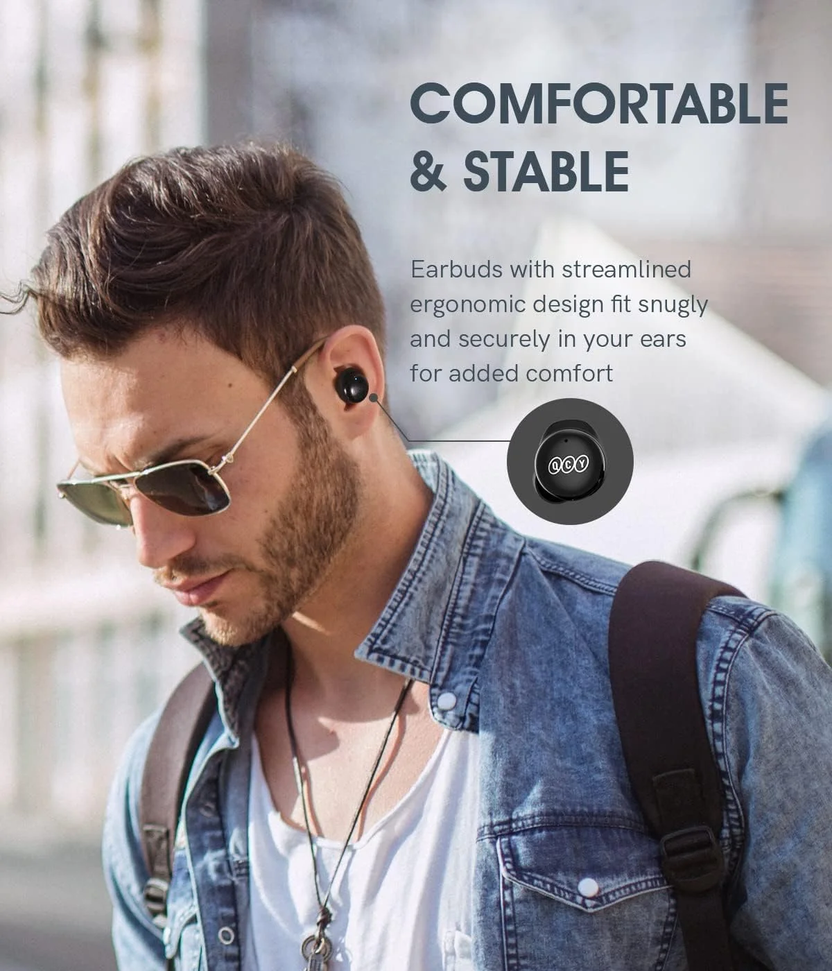 QCY T17 ENC true wireless earbuds black Holooz Bangladesh low price 