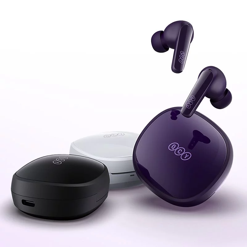 QCY T13x earbuds with charging case premium sound Holooz 