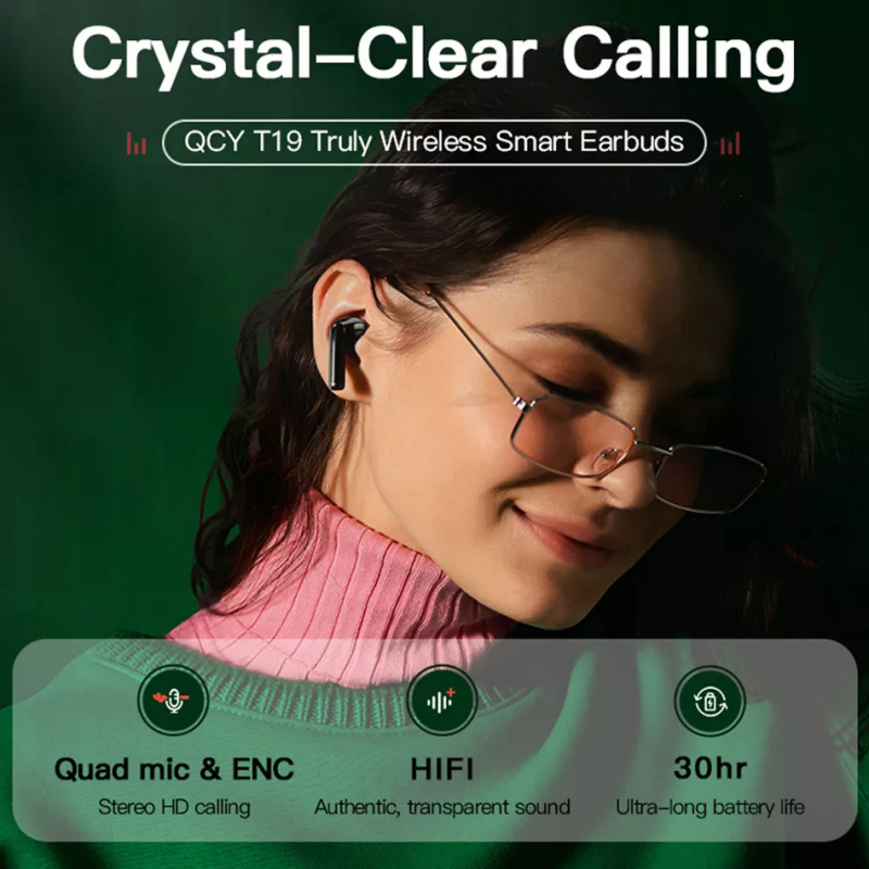 Buy QCy T19 Truly Wireless Smart Earbuds from Holooz at a low price in Bangladesh