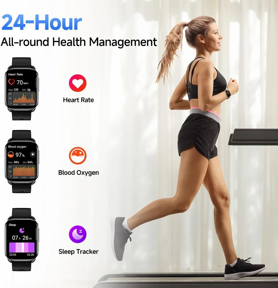 Buy QCY Watch GS smartwatch with Bluetooth calling from Holooz BD 