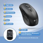 iClever MD179 Dual Mode Bluetooth Mouse