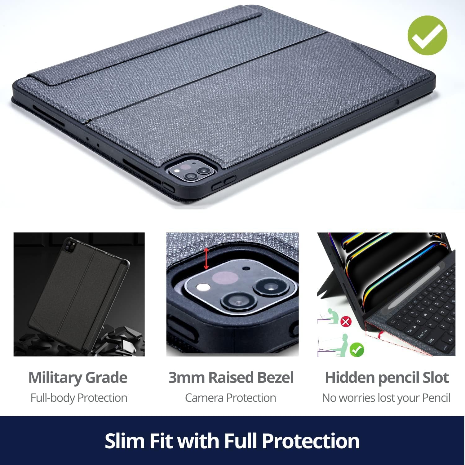 Buy wiwu protective keyboard case for pad pro 11 inc 2024 model from Holooz at a low price in Bangladesh