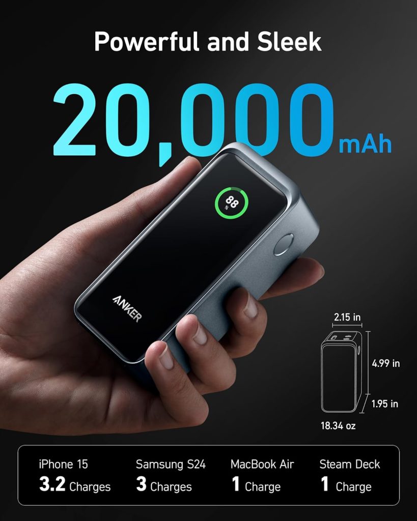 Buy Anker Prime 20,000mAh (20k) Power Bank (200W) from Holooz at a low price in Bangladesh