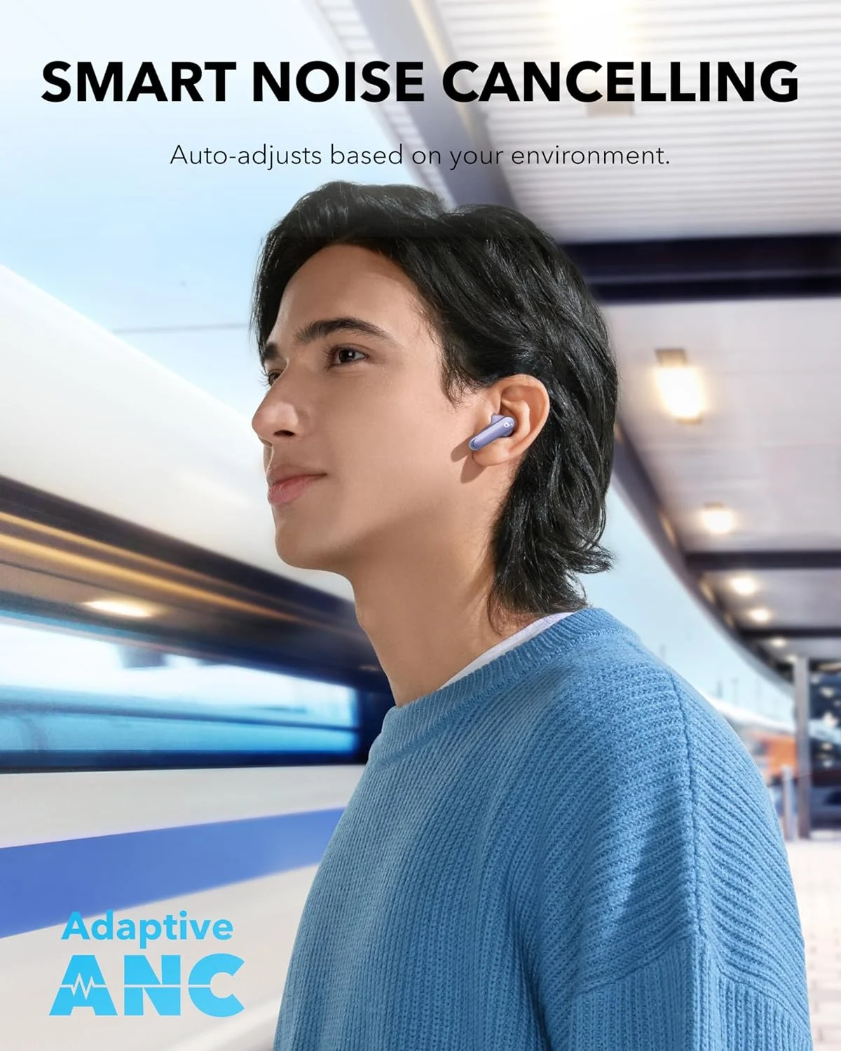 Buy Anker Soundcore P40i Smart Noise Cancelling Earbuds at Holooz Bangladesh 