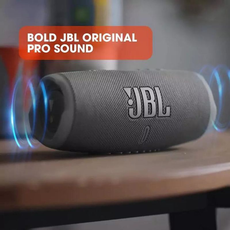 JBL CHARGE 5 - Portable Waterproof (IP67) Bluetooth Speaker with Power bank USB Charge out.