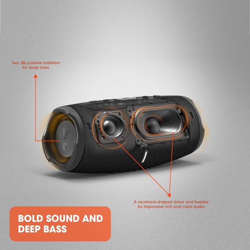 JBL CHARGE 5 - Portable Waterproof (IP67) Bluetooth Speaker with Power bank USB Charge out.