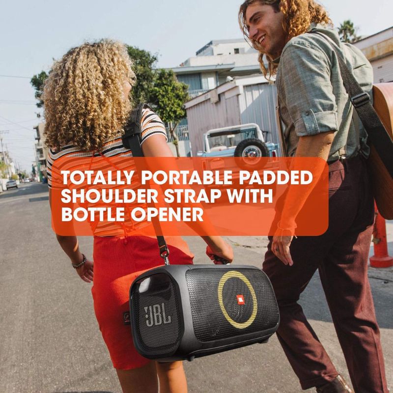 JBL PartyBox On-The-Go Powerful Portable Bluetooth Party Speaker.