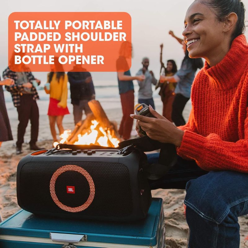 JBL PartyBox On-The-Go Powerful Portable Bluetooth Party Speaker.