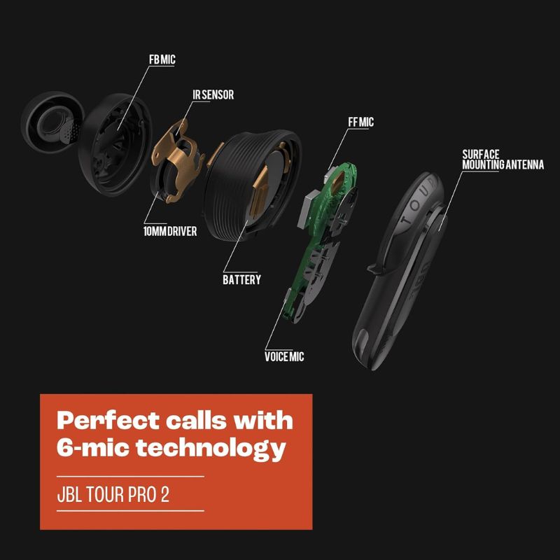 JBL Tour Pro 2 Smart True Wireless Earbuds