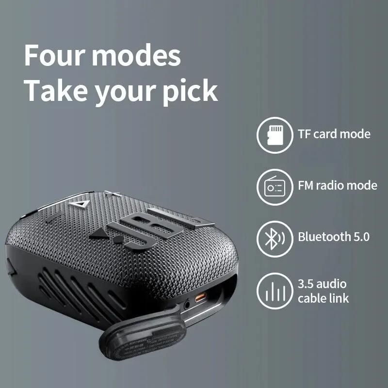 JBL Wind 3 Portable speaker and FM tuner for bike handlebars.