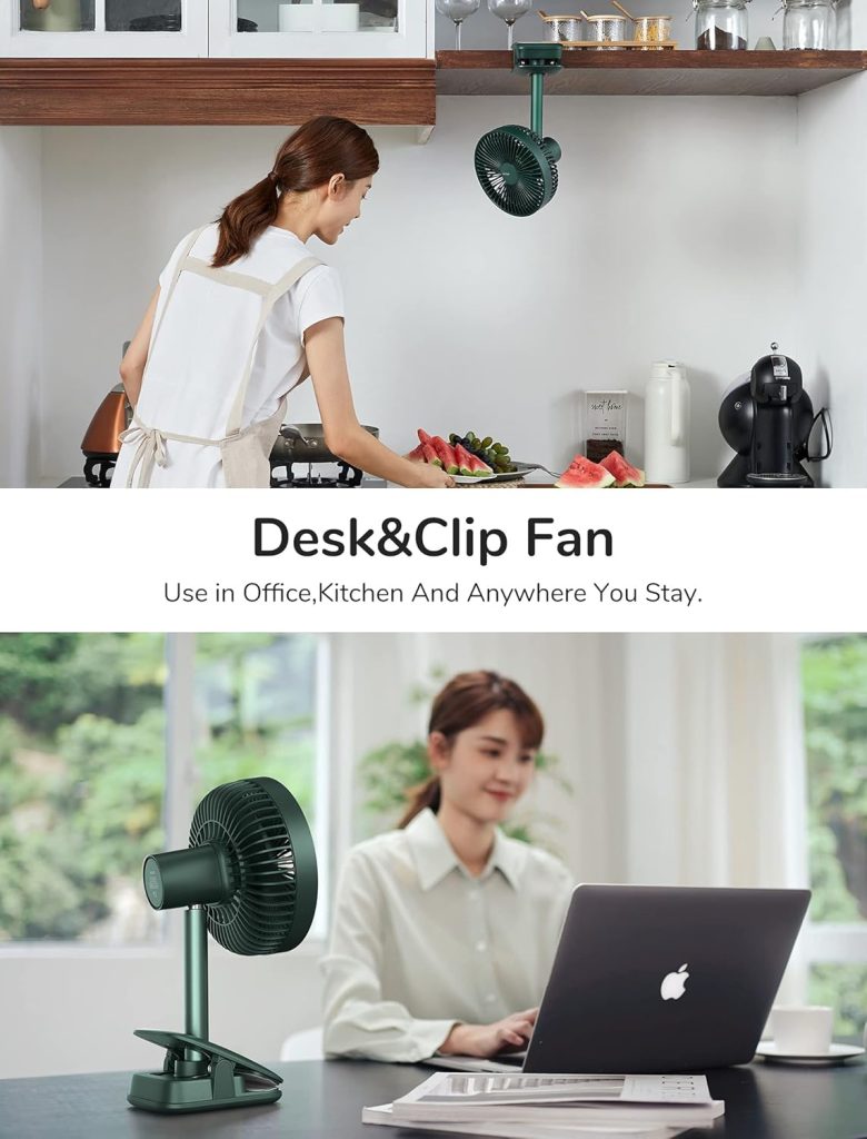 Buy JISULIFE FA13R Clip Fan Auto-Oscillating Clip-on Fan 8000mAh from Holooz at a low price in Bangladesh