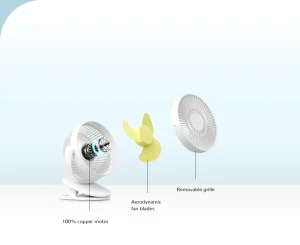 Buy JISULIFE FA18S Portable Clip Fan USB Rechargeable With 4000mAh Battery from Holooz at a low price in Bangladesh