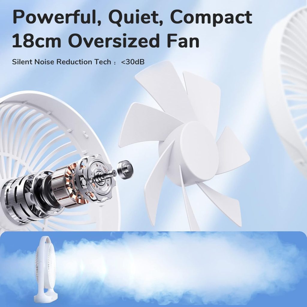 Buy JISULIFE FA19 USB Portable Rechargeable Fan from Holooz at a low price in Bangladesh