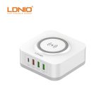 LDNIO AW004 32W Charging Station with 15W Wireless Charger.