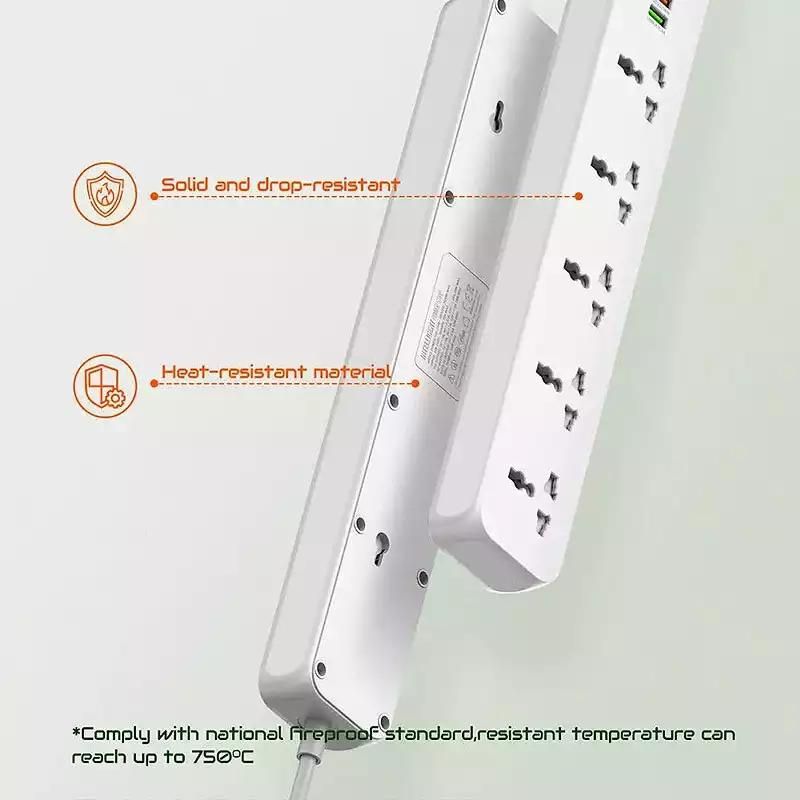 LDNIO SC5319 Power Strip with 5 Sockets & 3-Port USB Charger.