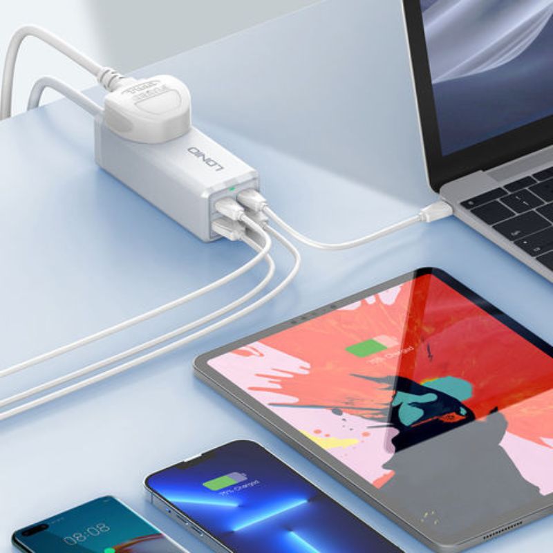 Power all your devices with the LDNIO SK1495 65W UK Power Strip. Multifunctional charging, low price in Bangladesh from Holooz. Reliable power, anytime