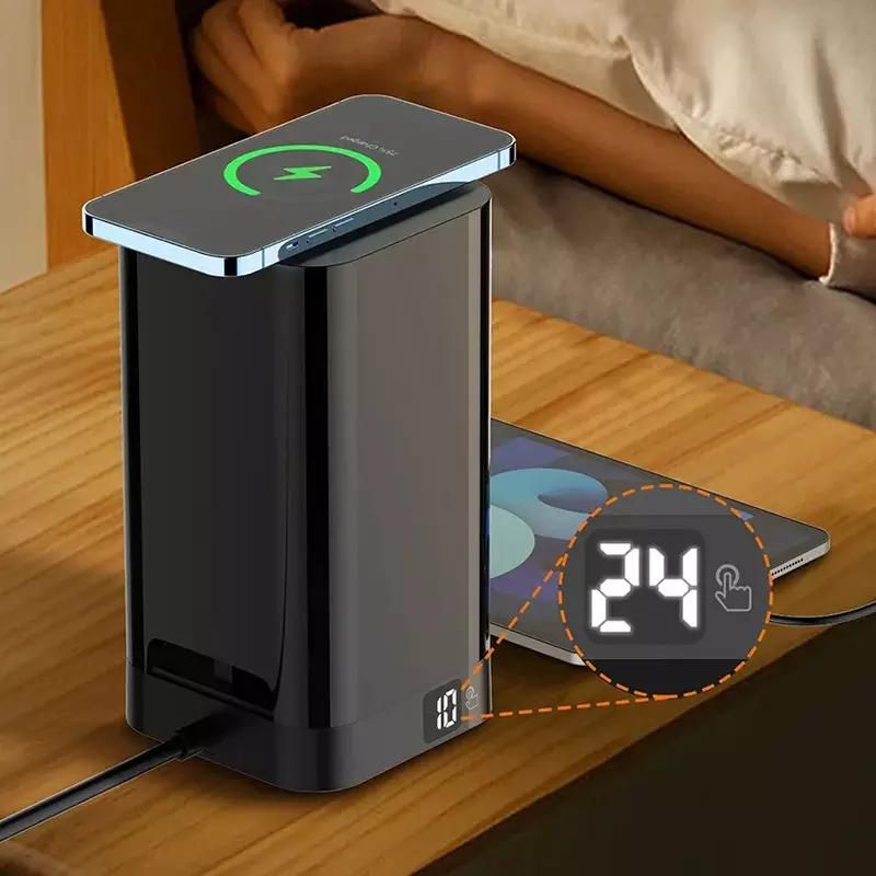 LDNIO SKW6457 6 Outlet USB Tower Extension Power Socket with 15W Wireless Charger.