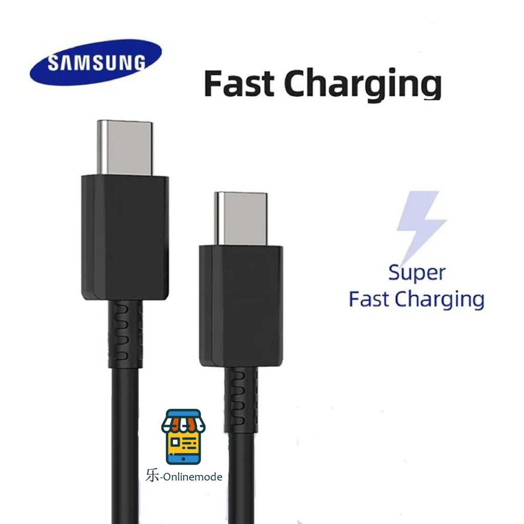 Samsung Type-C to Type-C PD Fast Charging 45W Cable.