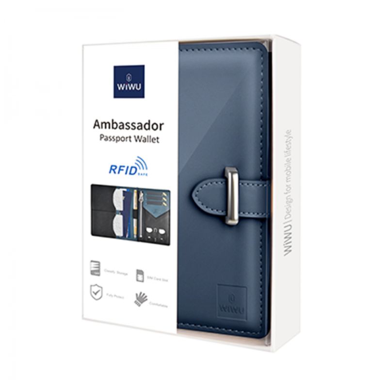 Buy WiWU Ambassador Passport Wallet for Cards Papers Airline Tickets from Holooz at a low price in Bangladesh