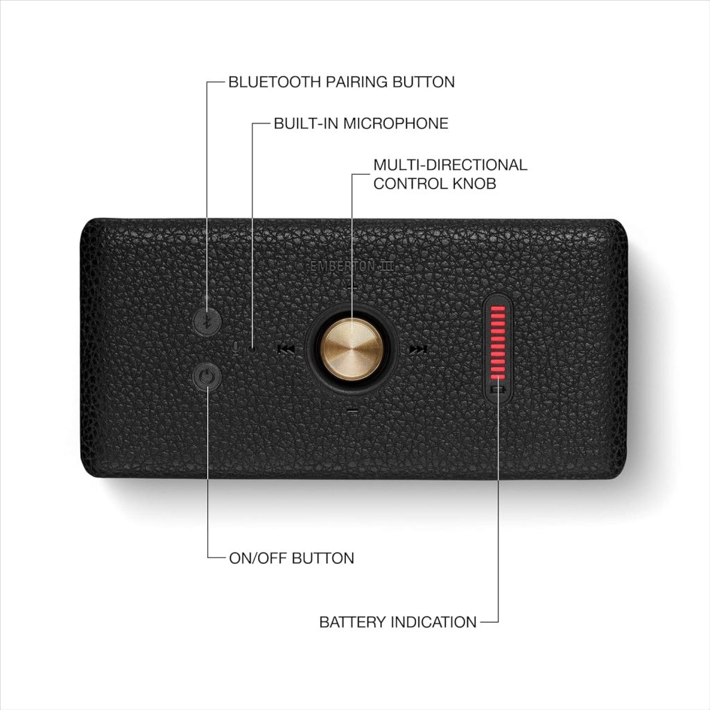 Buy Marshall Emberton III Portable Bluetooth Speaker from Holooz at a low price in Bangladesh