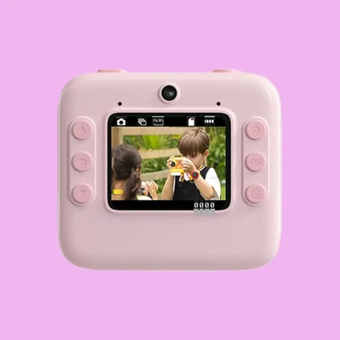 "Buy Porodo Kids Print Camera 48MP 1080P 800mAh at the best price in Bangladesh - Holooz."