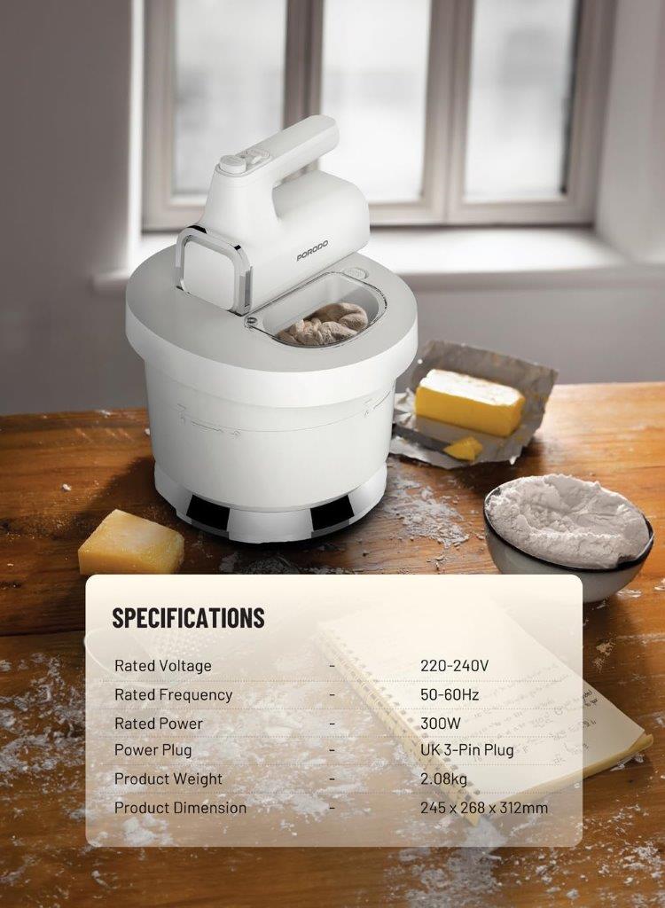 Porodo Mixer with Dual Mode - Available at Holooz