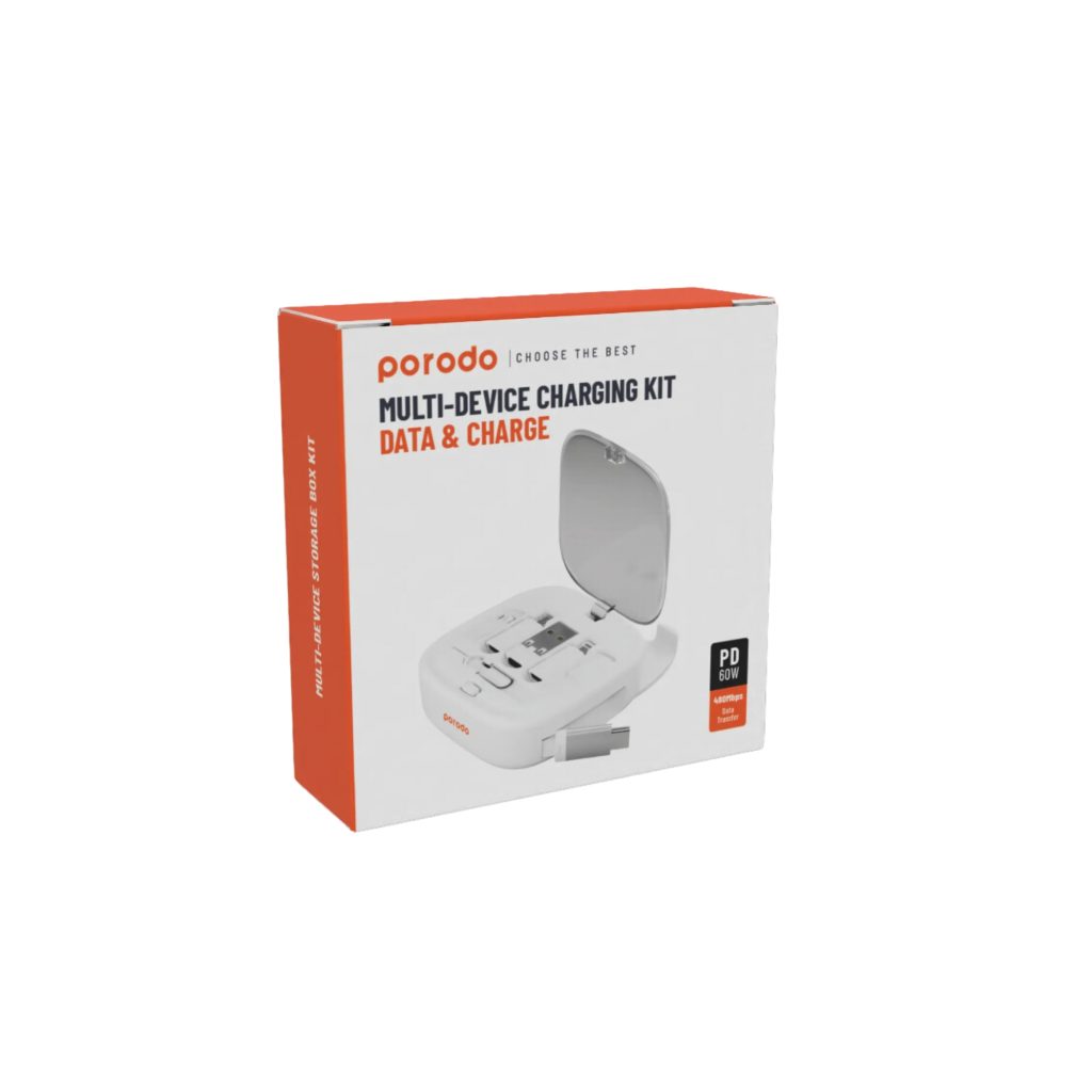 Multi-Device Charging Kit by Porodo - Available at Holooz