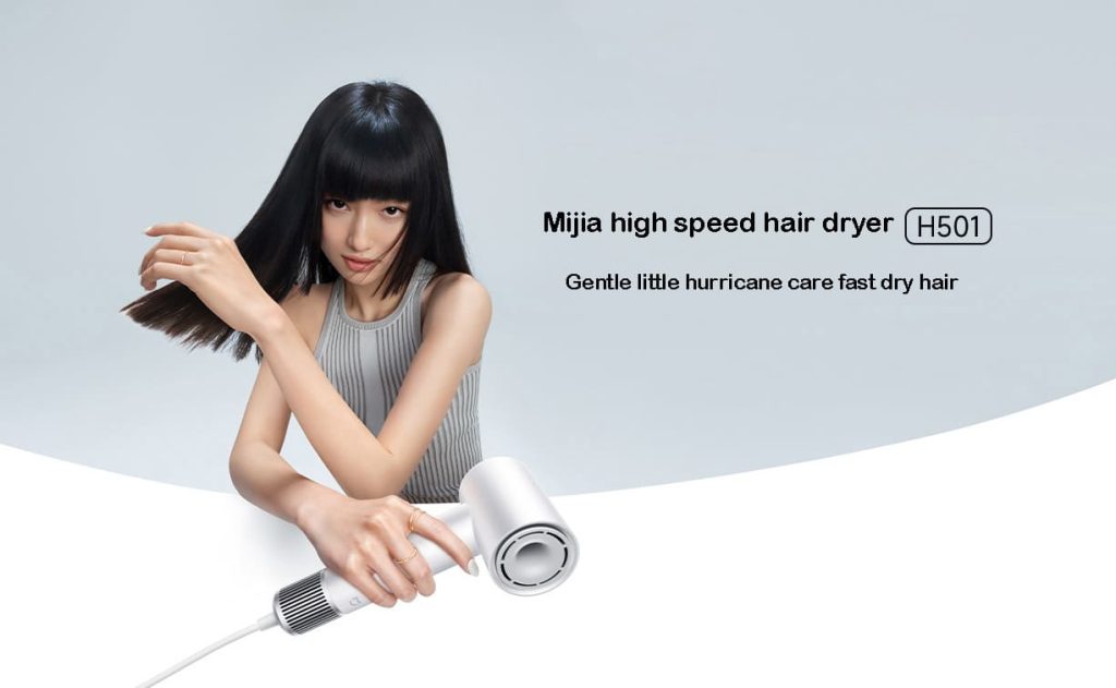 Xiaomi Mijia H501 High-Speed Hair Dryer with 110,000 RPM motor in Bangladesh