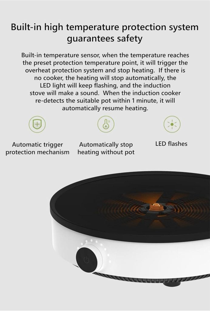 Holooz presents Xiaomi Mijia Youth Edition Induction Cooker - Sleek and portable."