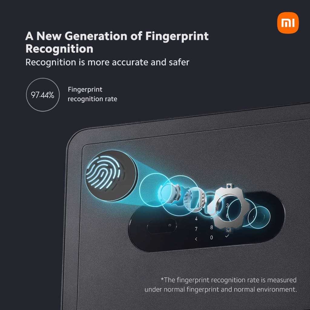 Compact Xiaomi Mijia smart safe, 30x40x30 cm, available in Bangladesh