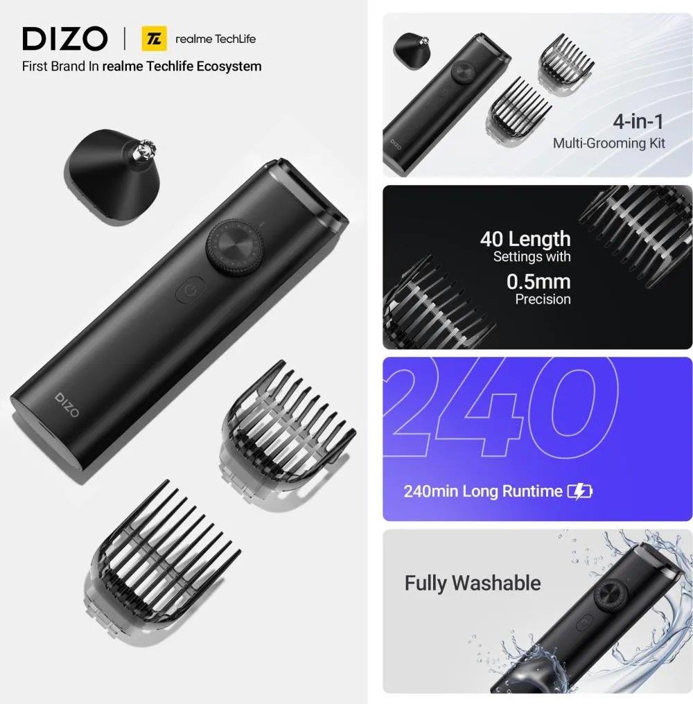 Dizo Trimmer Kit DT2126 by Realme – All-in-One Grooming Kit in Bangladesh