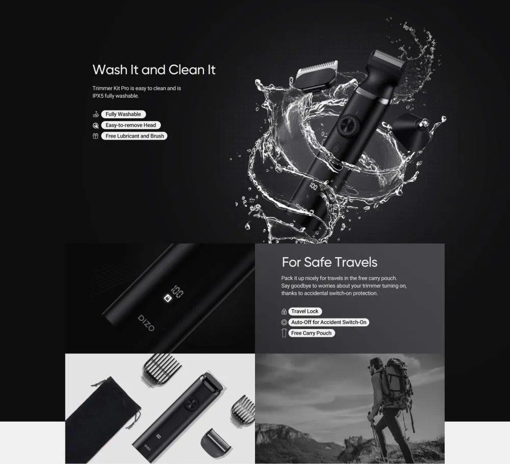 Dizo Trimmer Kit Pro – Precision Beard & Hair Trimming
