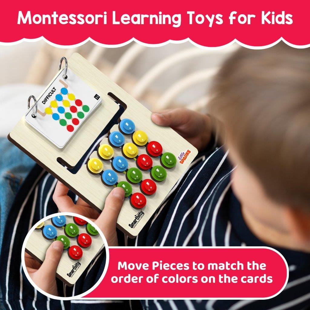 Educational Montessori Slide Puzzle for children in Bangladesh