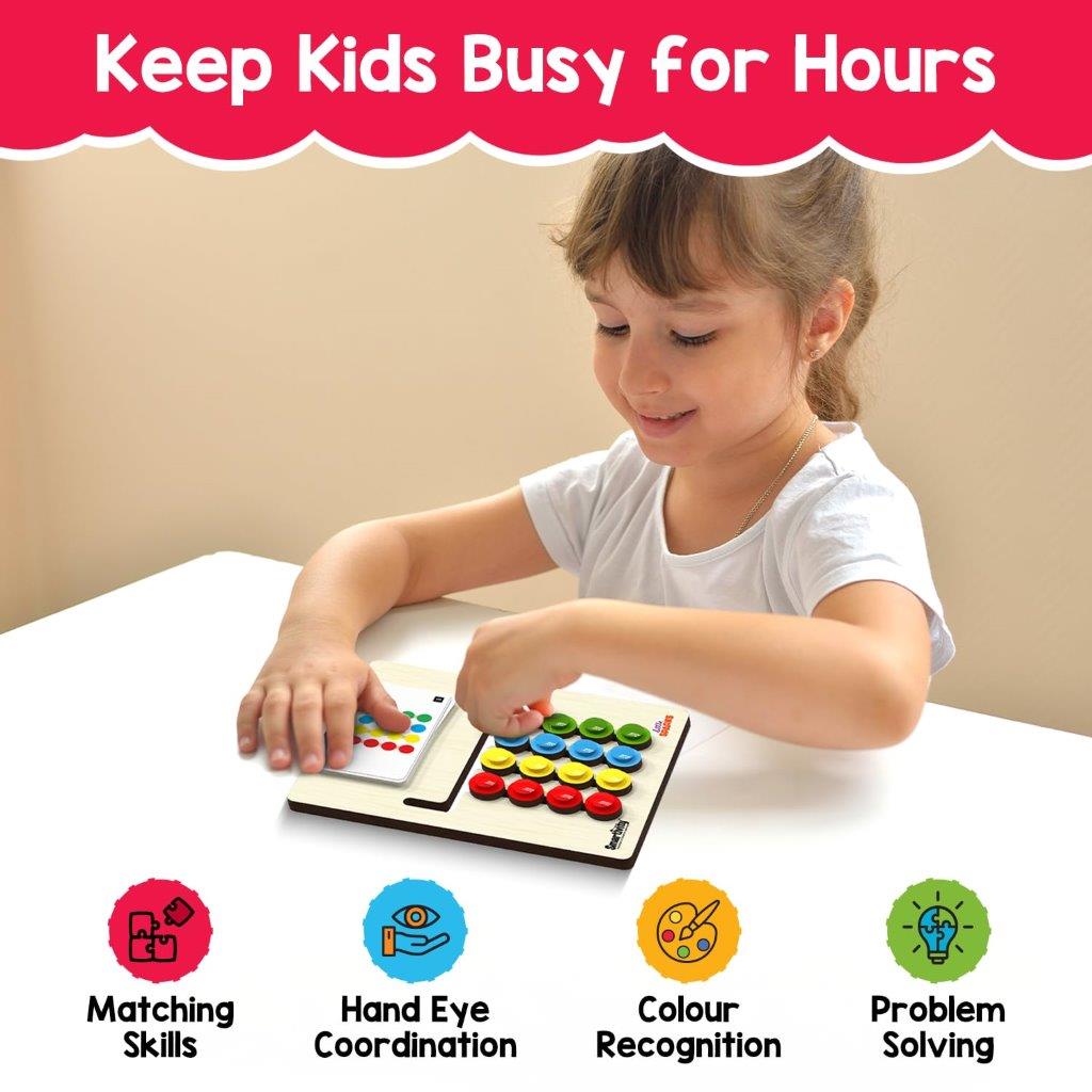 Kids Montessori Slide Puzzle for learning and fun in Bangladesh"