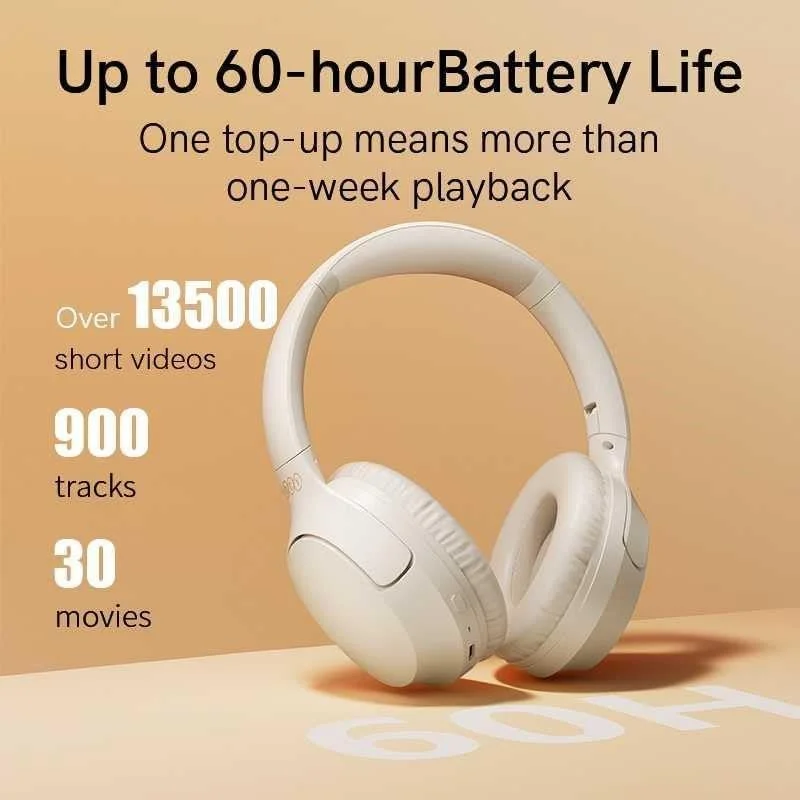 QCY H2 Pro ANC headphones with 43dB noise cancellation