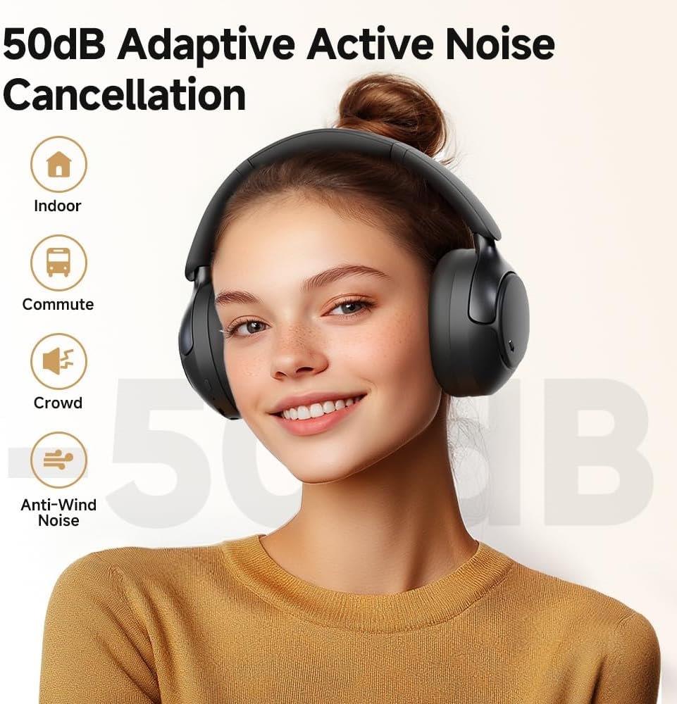 QCY H3 Pro Wireless Noise Canceling Headphones – Premium Sound