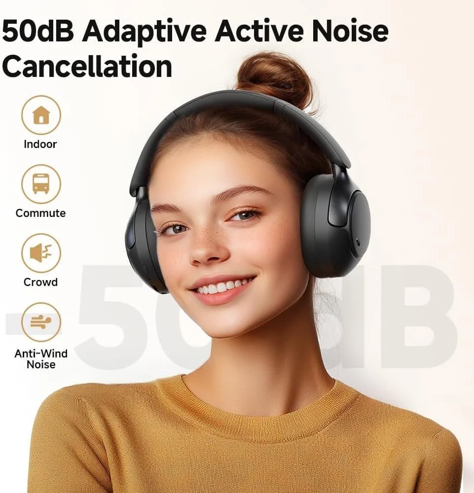 QCY H3 Pro Headphones – Noise Cancelling & Wireless – Holooz