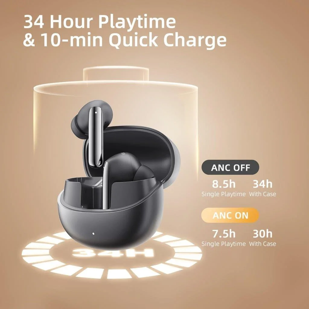 Buy QCY HT08 Melobuds Pro ANC LDAC Earbuds Online in Bangladesh