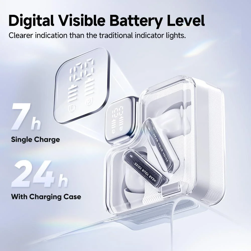 QCY T31 Earbuds with Sci-Fi Design