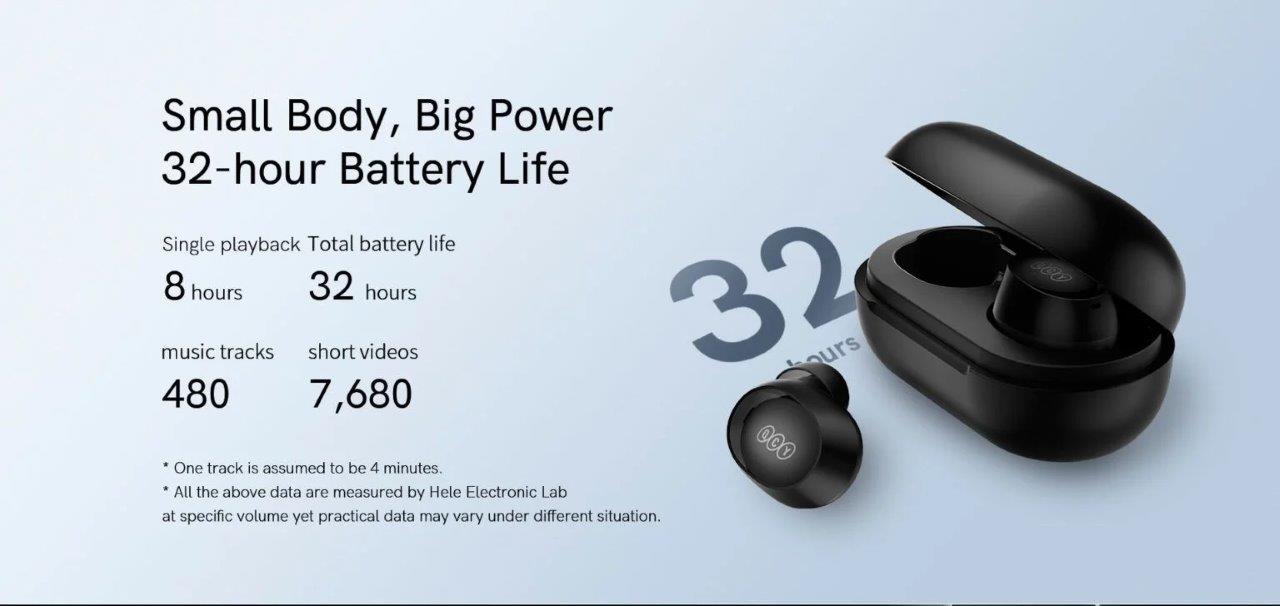 QCY T27 ArcBuds Lite Wireless Earbuds at Holooz