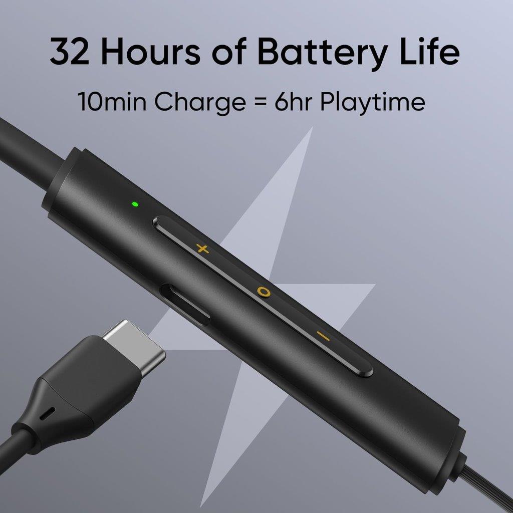 Realme Buds Wireless 3 Neo - Premium Bluetooth Neckband for music lovers