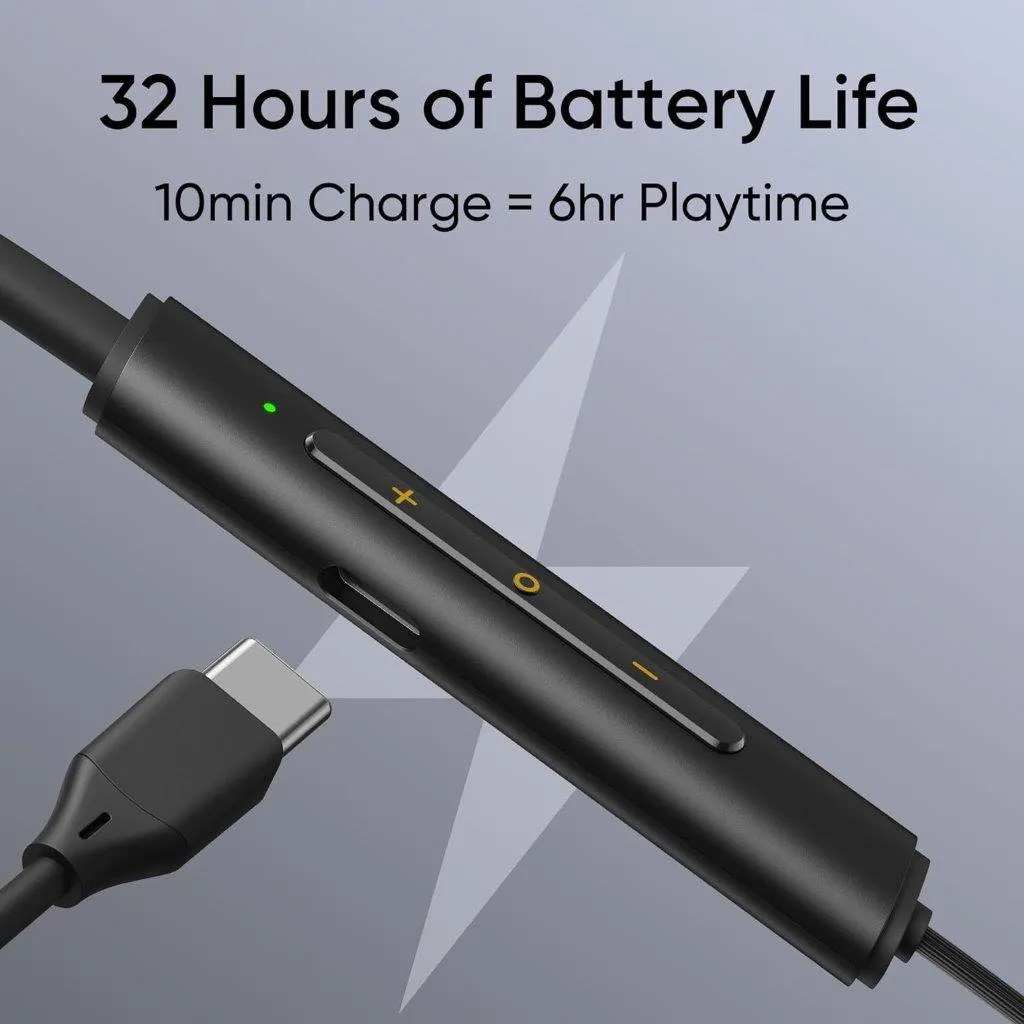 Realme Buds Wireless 3 Neo - Premium Bluetooth Neckband for music lovers