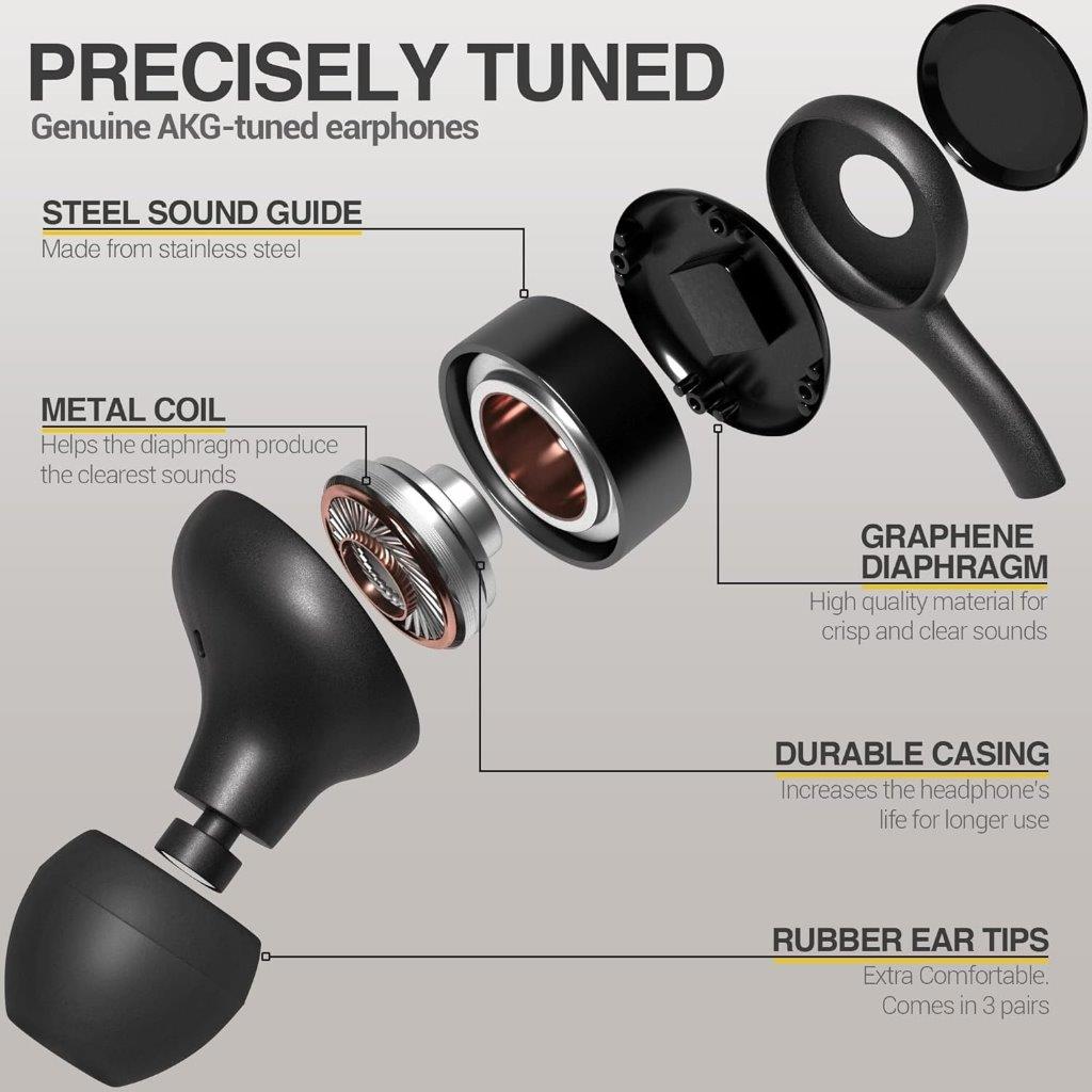 Samsung AKG Wired Earphones - Type-C for Fast Connectivity